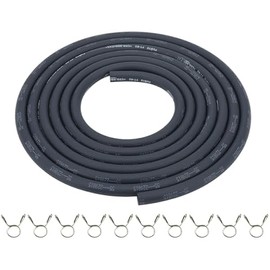 5.5mm Fuel Line 1/5 Inch Gas Tube Fuel Hose 5 Feet for ATV Quad Pit Dirt Bike Go Kart Moped Pocket Bike Motorcycle Parts with 10pcs Clamps