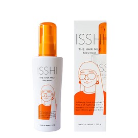 ISSHI Isshi The Hair Milk Silky Moist 111g Heat Care Moisturizing Smooth Frizz Control Damage Hair Care Rinse-off Treatment For Frizzy Hair Rich Moisture Salon-quality Repair Ingredients