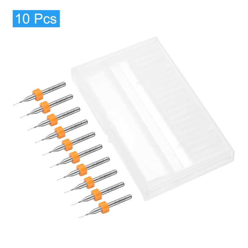 uxcell PCB Drill Bits 0.25mm Tungsten Carbide Rotary Tool Jewelry