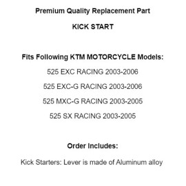 Celox for KTM 525 SX EXC EXC-G MXC-G RACING 2003-2006 Kick Start Starter LEVER