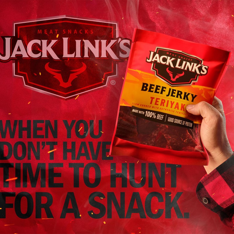 Jack Link's Beef Jerky, Teriyaki, Half Pounder Large Jerky Bag