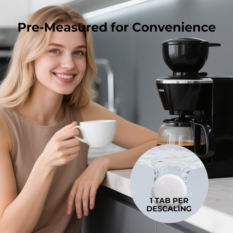CleanCrown Coffee Maker Cleaner(36 Count), Cofee Maker Cleaner and Descaler,