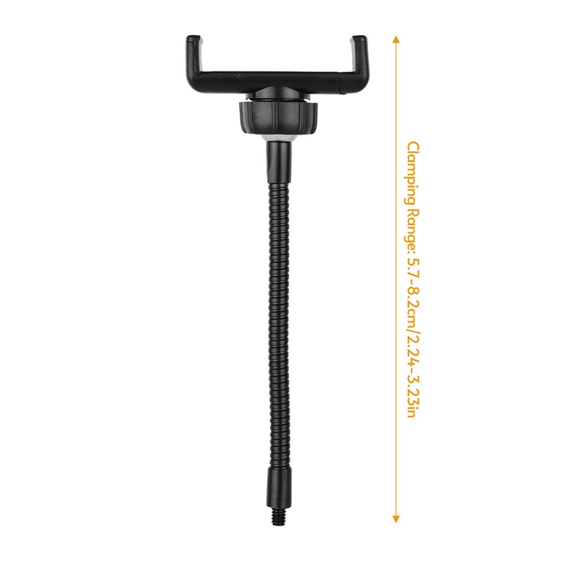 Foldable Phone Clamp Holder Stand with 1/4 Screw Mounting for