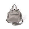 Baggallini Women's Modern Everywhere Drawstring Bag, Sterling Shimmer, One Size,