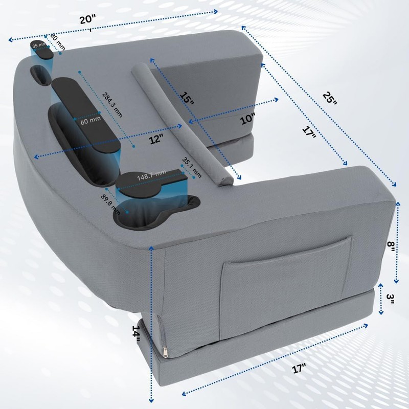 Reading Pillow for Gaming – Extra Large Lap Desk &