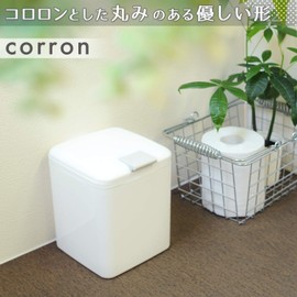 レック corron トイレポット ( ホワイト ) 13.5×15×16.5cm 大きめサイズ B00212