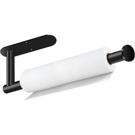 Soportes para Toallas de Papel, autoadhesivos, para Debajo del clóset, de Acero Inoxidable, para Cocina, baño, Fregadero, despensa, Nevera