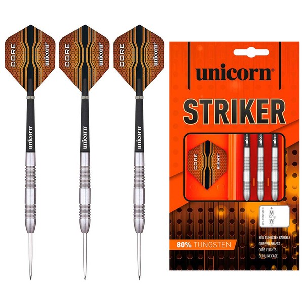 Unicorn Core XL Striker Darts, Orange, 26 g