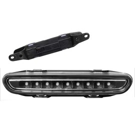 PM PERFORMOTOR Full LED 3rd Third Brake Light High Mount Stop Light Compatible with Dodge Charger 06-10,Black Housing/Clear Lens