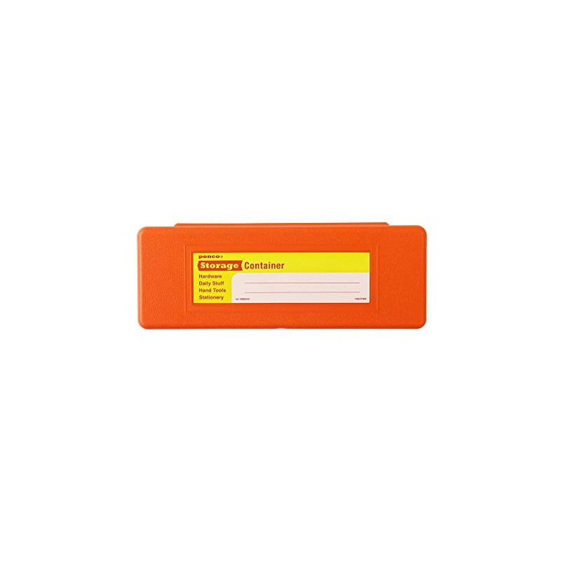 High Tide Storage Container Pen Case (Penco) (Orange)