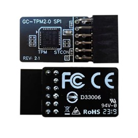 NUHFUFA TPM 2.0 Security Module SPI 2.0 (12-1) pin Security Module FW 7.85 for GIGABYTE GC-TPM20 Platform Accessories