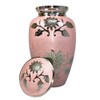 Human Funeral Cremation Urn, Large Size Pink Human Ash Urn