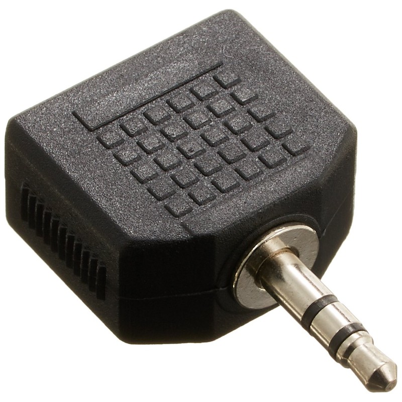 Conversion Meijin 3.5mm Stereo Mini Audio 2 Distribution Adapter, 2