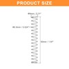 uxcell 5Pcs Compression Spring, Wire Diameter 0.024", OD 0.31", Free