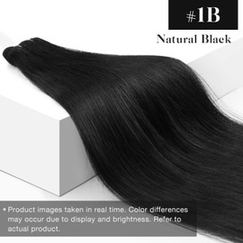 [New Arrival] Sunny Sew in Hair Extensions Real Human Hair Ombre Human Hair Extensions Sew in Light Ash Brown to Blonde Highlights Platinum Blonde Ombre Human Hair Extensions Sew in 70g 14inch