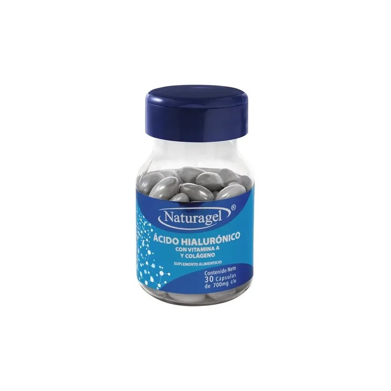 Ácido Hialurónico Vitamina Colágeno Caps Naturagel Sabor Capsulas