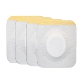 12PCS Hypoallergenic Castor Oil Pack Wrap for Belly Button, Disposable Castor Oil Wrap Patches Pad with High-Absorbent, Self-Adhesive, Small-White-0123-03