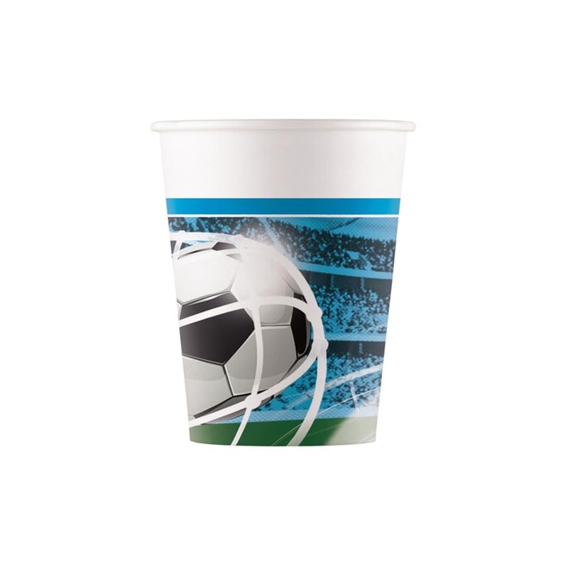 Procos 93746 FSC Paper Cups Football Soccer Fans Party (200ml),