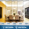 Decorative Light Bulb (3-Pack) 5.5 Watt G25 LED Filament Bulb
