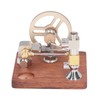 Adjustable Speed Stirling Engine Model Hot Air External Combustion Engine