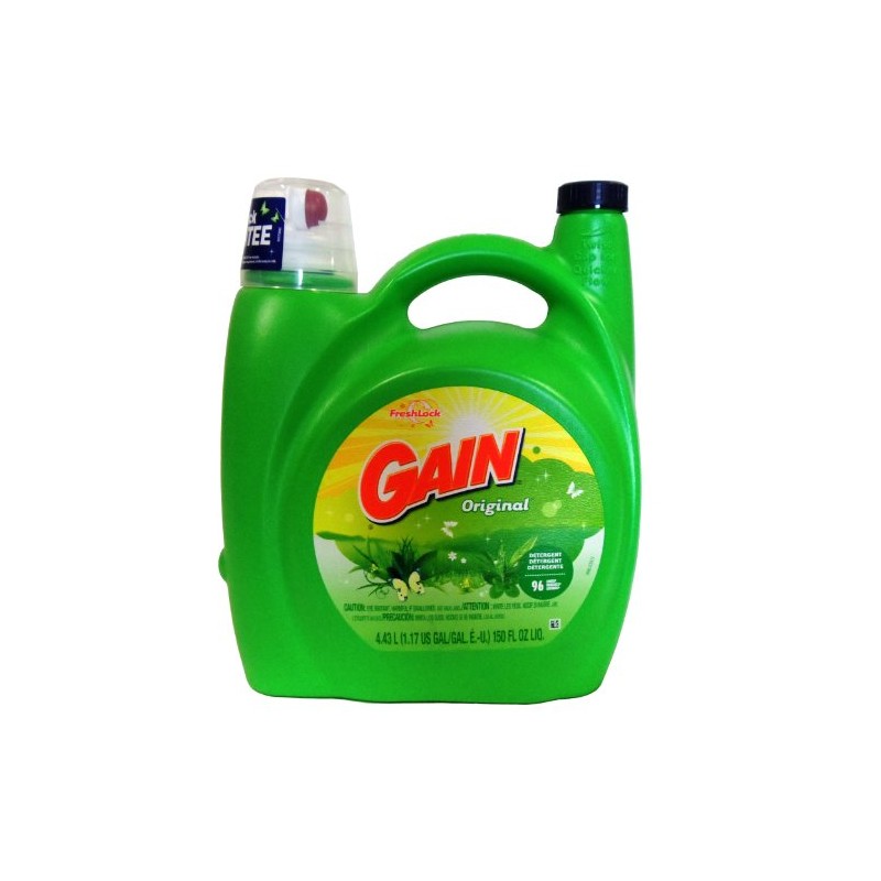 GAIN Liquid laundry detergent, Island Fresh Scent, 150 fl.oz./96 loads