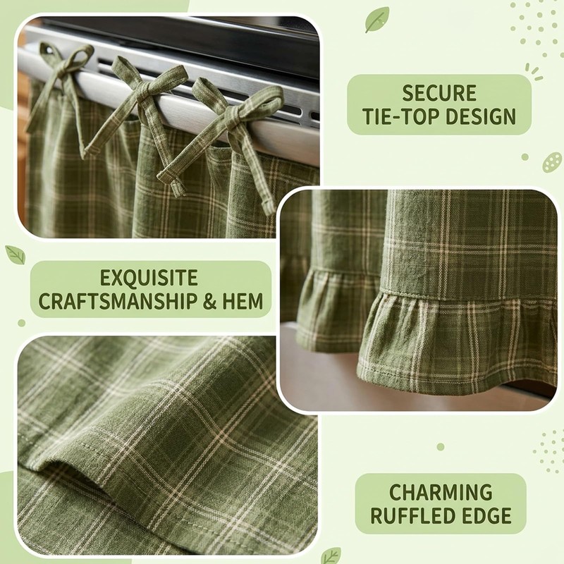 Oven Skirt, Oven Skirt Curtain for Door, Kitchen Decorative Cabinet
