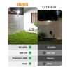Thumok Solar Motion Lights Outdoor,600LM Motion Sensor Solar Light with