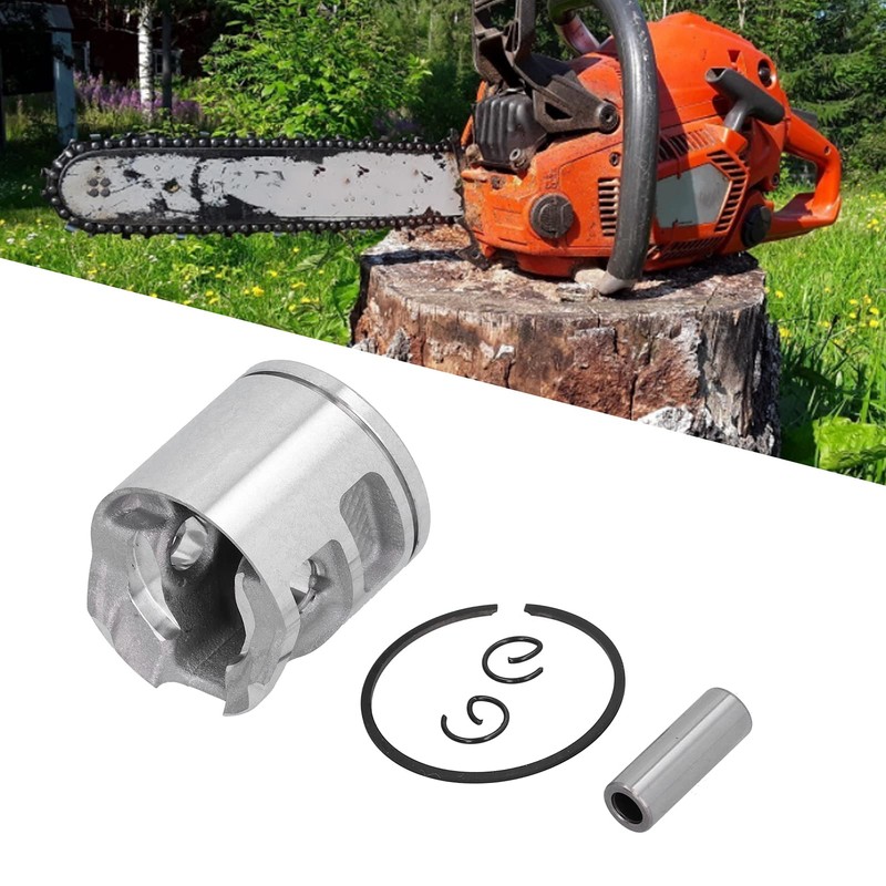 Cylinder Piston Set 43 mm Piston Kit with Rings Chainsaw