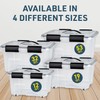 Lifemaster Stackable Storage Box Set - 6 Pieces 12 Quarts