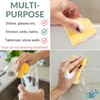 bioGo 24 Pack Biodegradable Kitchen Sponges - Eco-Friendly, Compostable, Natural