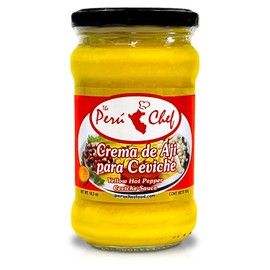 The Peru Chef Crema De Aji Para Ceviche ( Yellow Hot Pepper Ceviche Sauce ) Net.Wt 10.5 oz