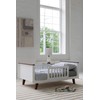 Little Partner New MOD Toddler Bed(White-Espresso)