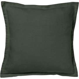 Magano® Premium Pillowcase 80 x 80 cm, Green, Soft and Non-Iron, Hypoallergenic and Breathable, 3 cm Raised Seam, Pillowcase 80 x 80 cm, Dark Green