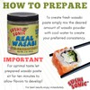 Sushi Sonic 51% Real Wasabi Powder, for Sushi, Sashimi, Snack
