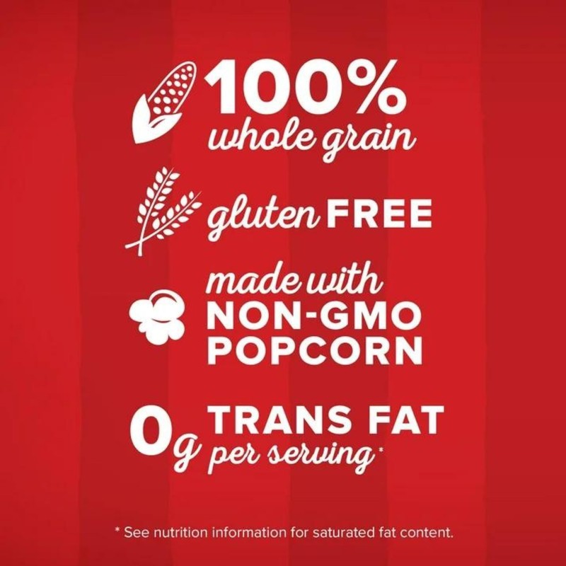 Microwave Popcorn Orville Redenbacher's Butter Popcorn, Mini Bags, 1.5 oz,