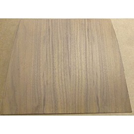 Walnut Wood Veneer Sheet 9" x 9" on phenolic Laminate Backer 1/16" A Grade