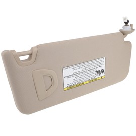 ROADFAR Sun Visor fit for 2008-2012 for Honda Accord Beige Left Driver Side Windshield Sun Visor with Sunroof