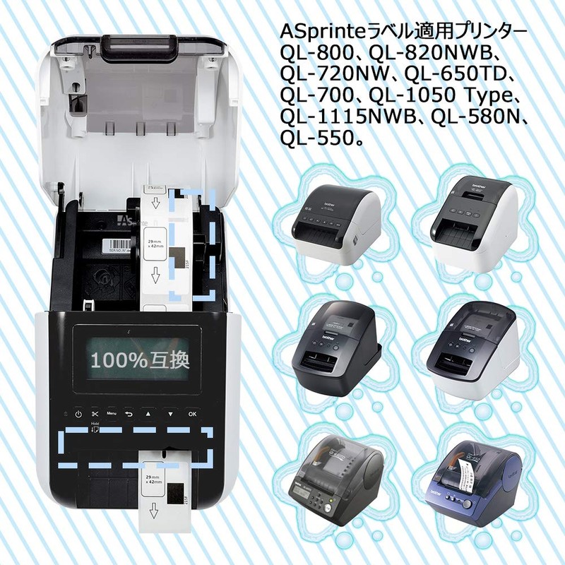 Food Labeling Specimen Labels 29mm x 42mm DK-1215 DK 1215
