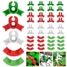 TAIHOBO Plant Bender, 90 Degree LST Clips for Low Stress Training, Pack of 150 Plant Clips for Climbing Plants, Grow Accessories for Bending Plant Stems and Changing the Growth Direction (Red, Green