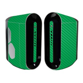 MightySkins Carbon Fiber Skin Compatible with Alienware Aurora R11 Gaming Desktop - Solid Green | Protective, Durable Textured Carbon Fiber Finish | Easy to Apply and Change Styles | Made in The USA