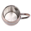 Stainless Steel Beer Mug Double Layer Insulation Multipurpose Safe Ergonomic