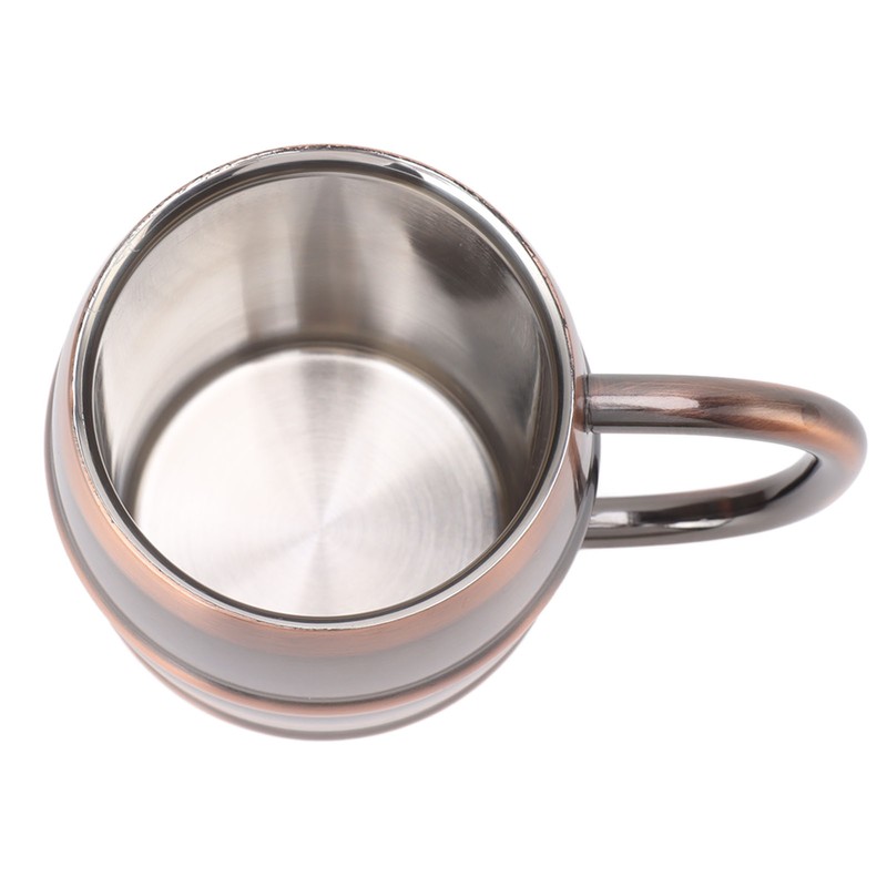 Stainless Steel Beer Mug Double Layer Insulation Multipurpose Safe Ergonomic