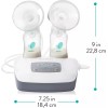 Evenflo Advanced Double Electric Breast Pump, Clear