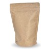 100 Bolsas Kraft Stand Up Con Zipper 1kg Para Café