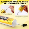 LISAPRO Pegamento Silicona Negra T-7000, Kit 3 Piezas 110ml con