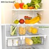 BIINONE Large Fridge Drawer Organizer 14in-20in Upgradation Refrigerator Undershelf Drawer,