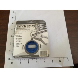 Bev Key® Vintage NOS Miller Lite Beer Bev Key® 3 in 1 Beer Can Bottle Opener KeyChain