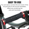 JTKREW Pack of 15 Bike Grip End Caps Bicycle Handlebar