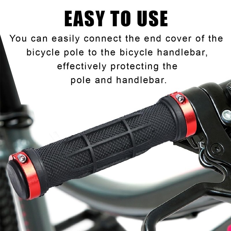 JTKREW Pack of 15 Bike Grip End Caps Bicycle Handlebar