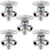 5-PCs HeSun Multi Turn PEX-A Angle Stop Valve, 1/2" PEX-A